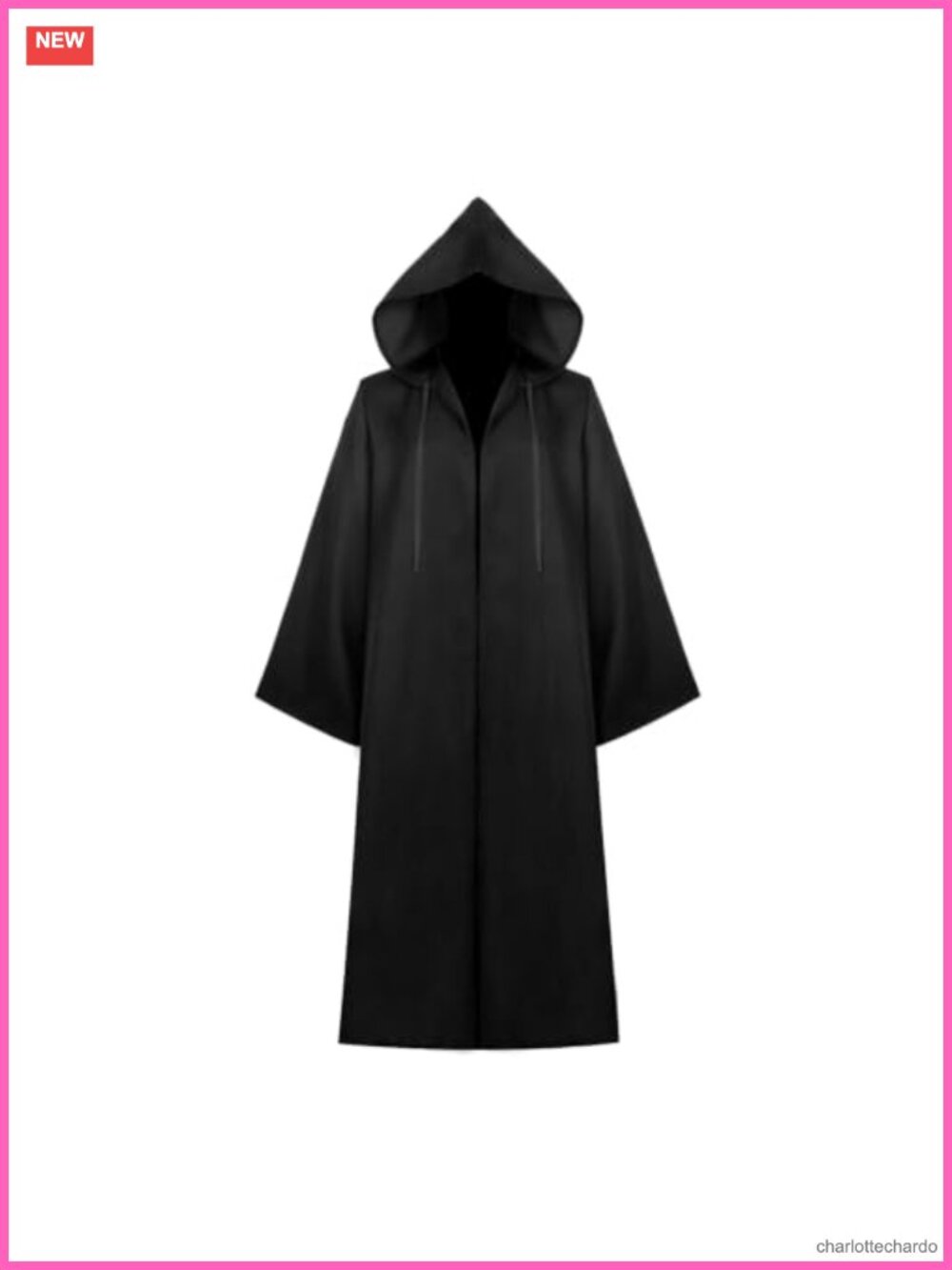 Men's Medieval Hooded Cloak Robe Costume Halloween Cosplay Knight Cape